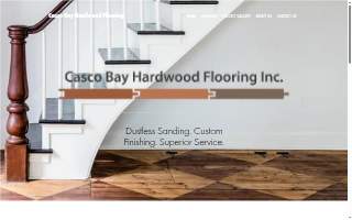 Casco Bay Hardwood Flooring website