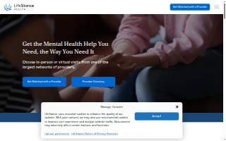 LifeStance Therapists & Psychiatrists South Portland of Westbrook website
