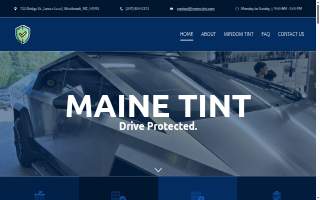 Maine Tint website