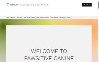 Pawsitive Canine Care & Training LLC of Westbrook website