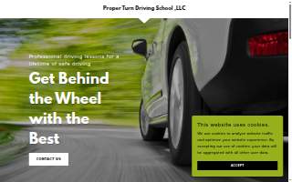 Proper Turn Driving School website