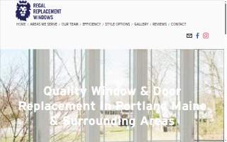 Regal Replacement Windows of Westbrook website