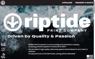 Riptide Print Company website