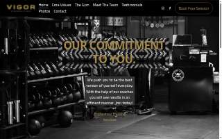 Vigor Strength Studio website
