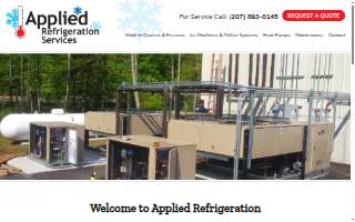 Applied Refrigeration Services website