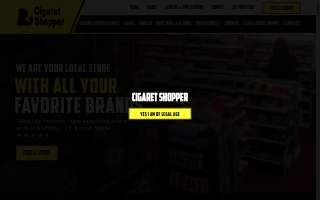 Cigaret Shopper of Windham website