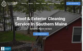 CleanME Exteriors website