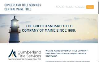 Cumberland Title Services, LLC website