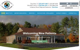 Gray Family Vision website