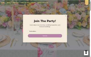 Party with Confetti Rentals of Windham website