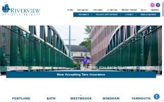 Riverview Physical Therapy of Windham website