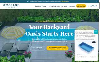 Sebago Lake Pools of Windham website