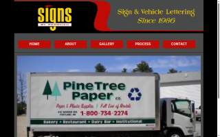 Signs By Popovich website