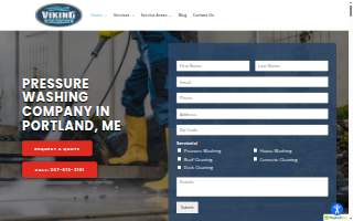 Viking Power Wash website