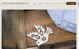 At Peace Massage and Wellness website