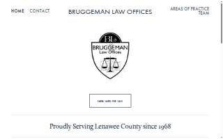 Bruggeman Law Offices, P.C. website