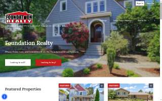 Foundation Realty website