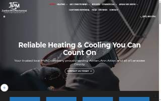 Justice Pro Mechanical website