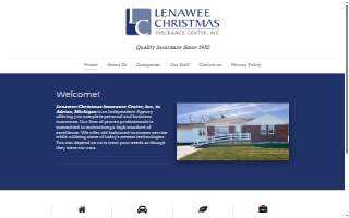 Lenawee-Christmas Insurance website