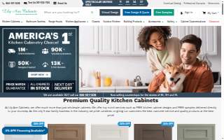 Lily Ann Cabinets - Warehouse website