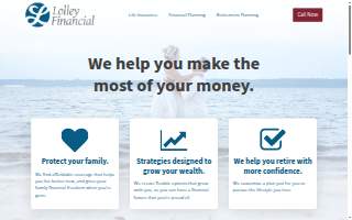 Lolley Financial website