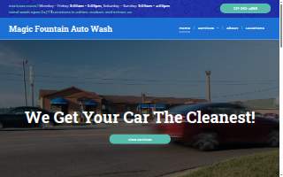 Magic Fountain Auto Wash website