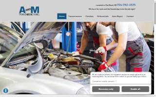 A And M Transmission Inc of Allen Park website