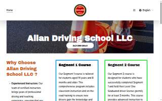 Allan Driving School LLC of Allen Park website
