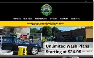 Classic Auto Wash website