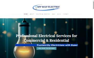 My Way Electric website