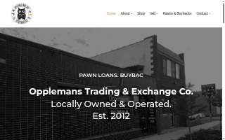 Opplemans Trading & Exchange Co. website