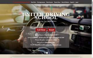 United Driving School of Allen Park website