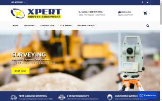Xpert Survey Equipment of Allen Park website
