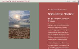 Ann Arbor Community Acupuncture website