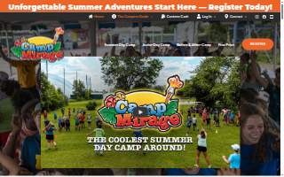 Camp Mirage Farmington Hills website