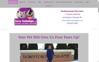 Furry Footsteps LLC website