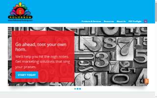 Kolossos Printing website