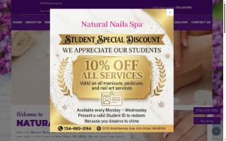 Natural Nails website