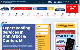 New Roof, Inc website