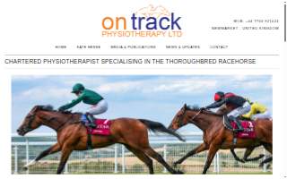 On Track Physiotherapy website