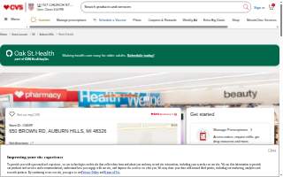 CVS Pharmacy of Auburn Hills website