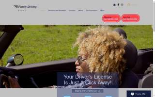 Family Driving School website
