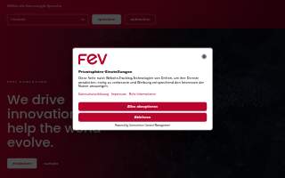 FEV Consulting, Inc. website