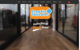 Graphic Takeover website