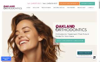 Oakland Orthodontics of Auburn Hills website