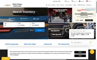 Wally Edgar Chevrolet website