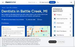 Aspen Dental - Battle Creek website