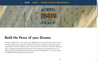 Budgets Fence website