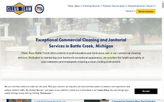 Clean Team, Inc. of Battle Creek website