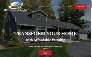 His Brush Painters, LLC website
